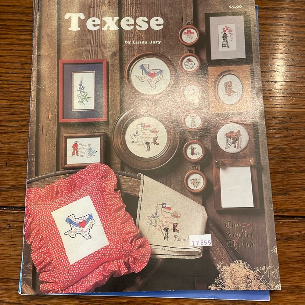 TEXESE 1983 vintage Counted Cross Stitch Book 18 Designs